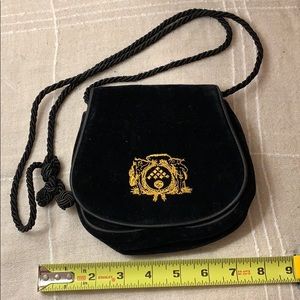 Vintage Bottega Veneta Velvet Evening Bag